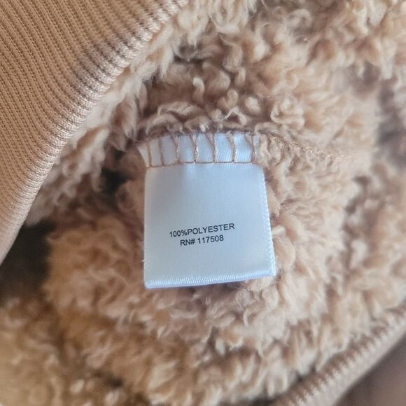 Zoe + Liv Brown Warm & Cozy Plush Teddy Sweater Size Small - Picture 8 of 9